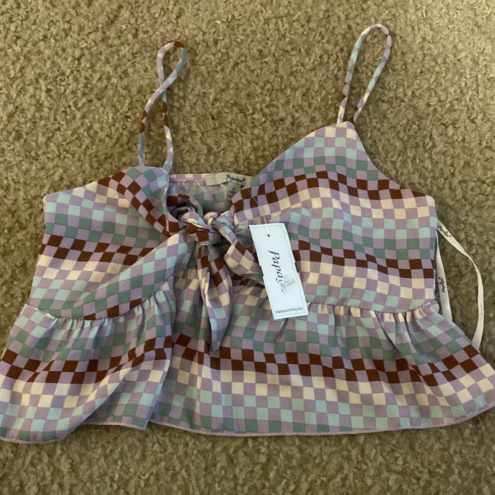 Halter Crop Top with Front Tie